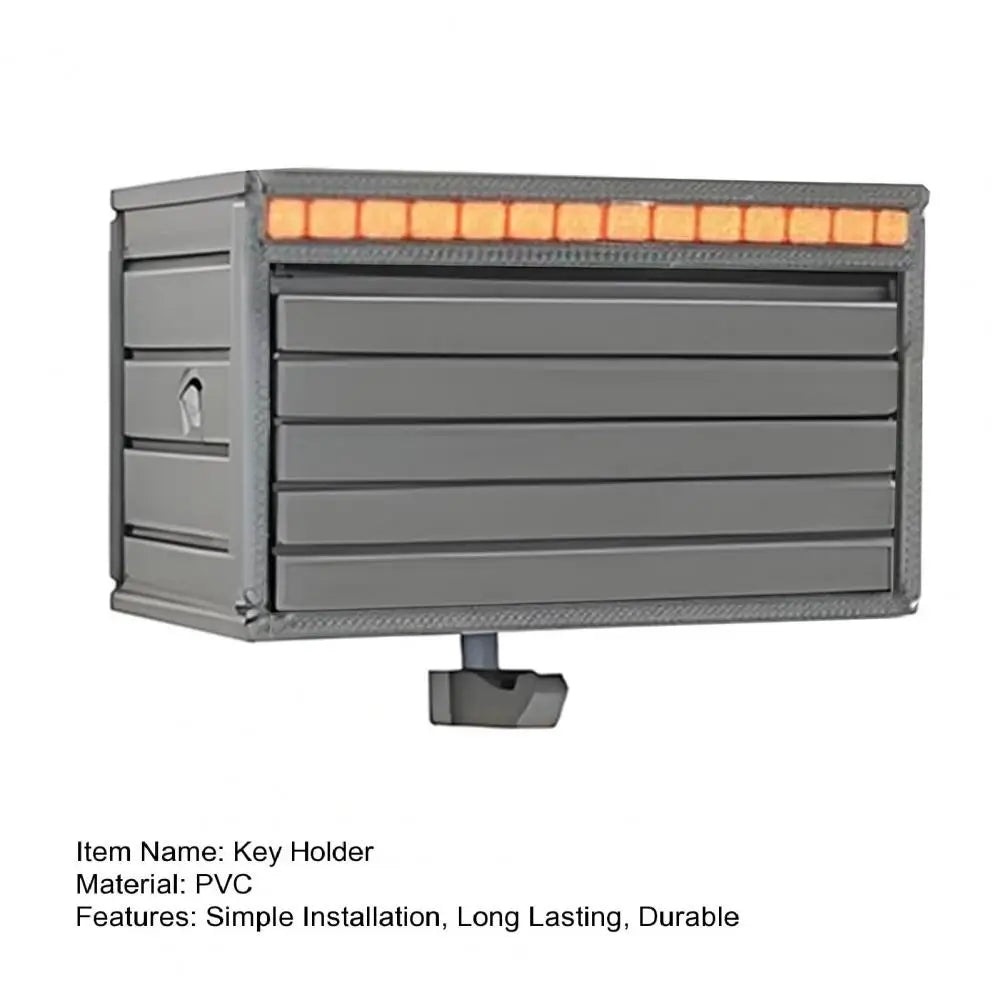 Key Holder Car Garage With Opening Door, Key Holder Storage Rack For Entryway