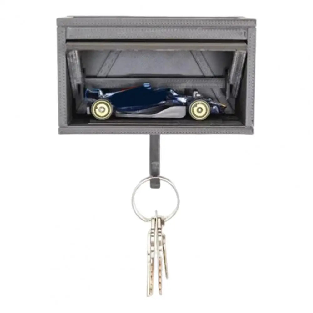 Key Holder Car Garage With Opening Door, Key Holder Storage Rack For Entryway