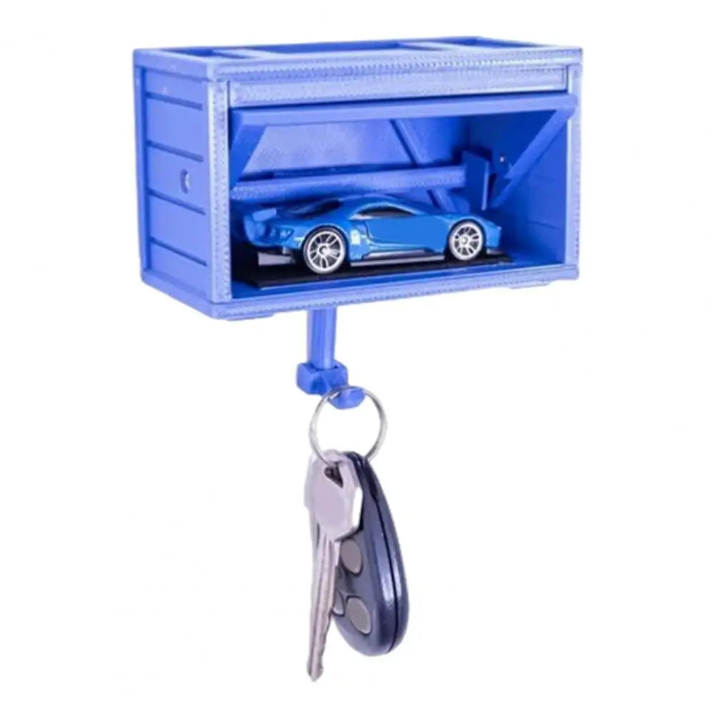Key Holder Car Garage With Opening Door, Key Holder Storage Rack For Entryway